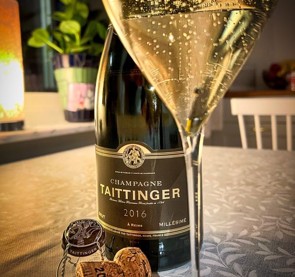 The 97-Point 2016 Taittinger Brut Champagne Millésimé sold via Woodland Hills Wine Company. ⁠