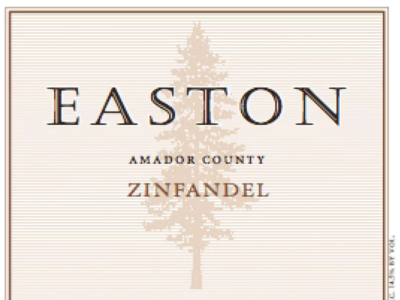 Easton Zinfandel Amador County 2016 Zinfandel from Amador County, Sierra Foothills, California. 