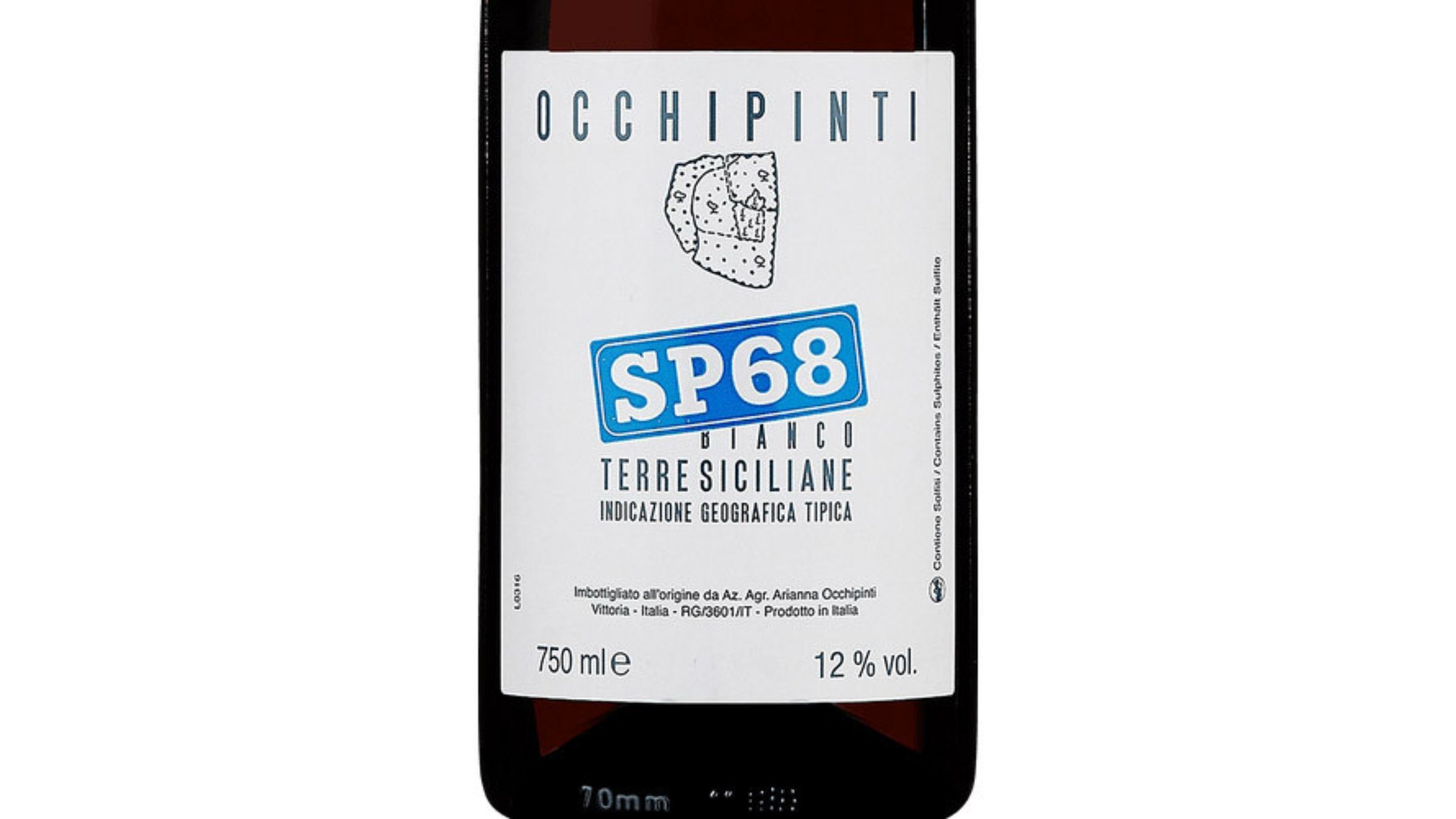 A 750 ml bottle of Siciliane Bianco 2023 on offer from Woodland Hills Wine Company.