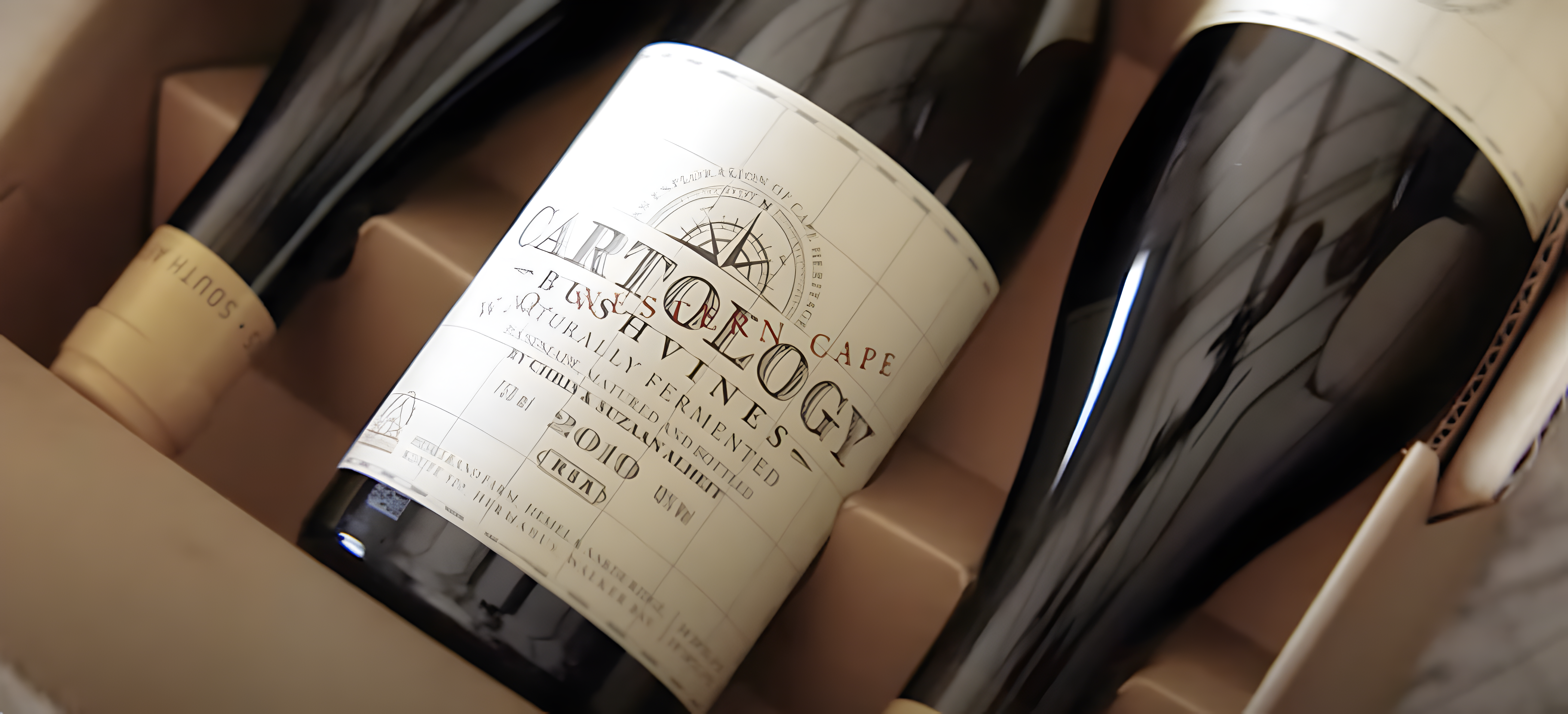 Popular Chenin Blancs from Woodland Hills Wine placed in an open box. 